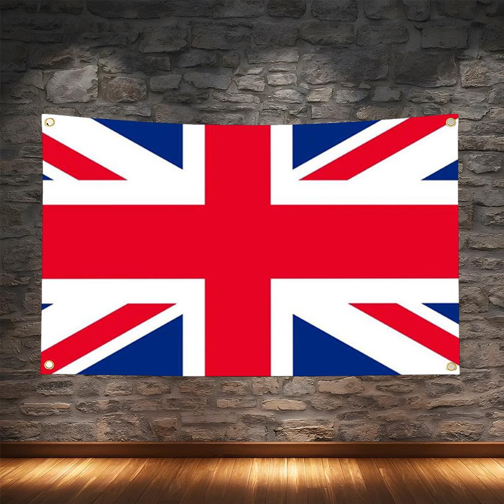 Retro Gaming Banner - 1PC Famous England Flags Retro Football