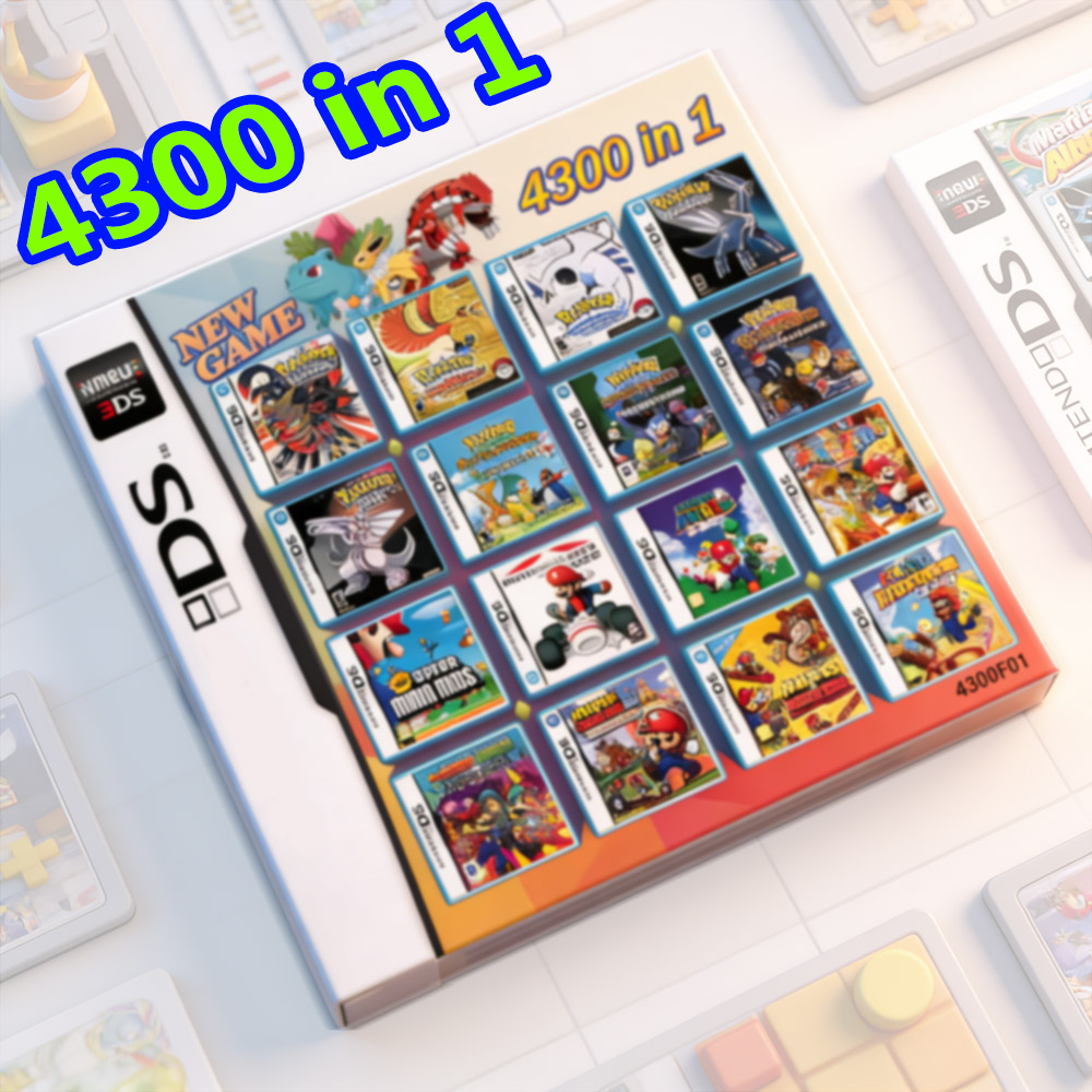 Retro Gaming Pokemon - Pokemon Themed Multi-Game Cartridge for DS/3DS/NDSL/2DS-Preloaded