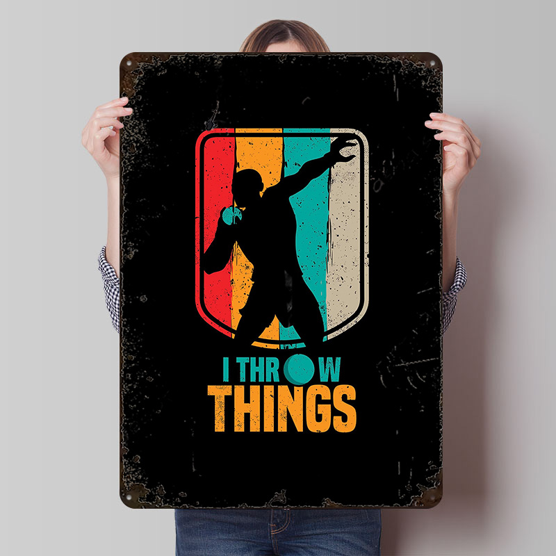 Retro Gaming Room Ideas - Funny Shot Put Gift Idea Tin