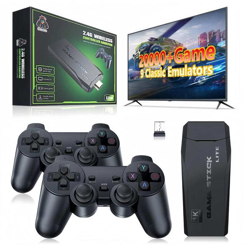 Retro Gaming Hdmi Stick - M8 Wireless Retro Game Console HDMI