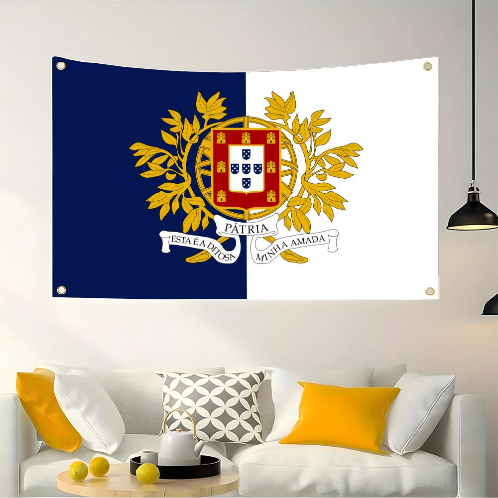 Retro Gaming Banner - 1PC Classic Portugal Flags Retro Football