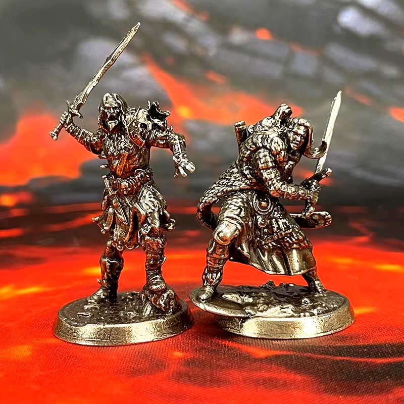 Retro Gaming For Tv - New Fantasy Metal Miniature Demon Warrior