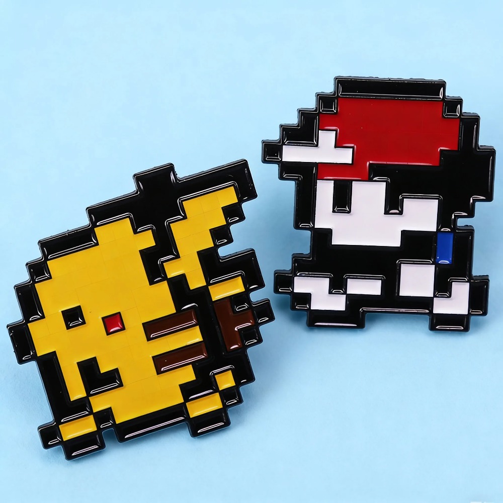 Retro Gaming Pokemon - Hot 2pcs Retro Game 8-bit Pixel