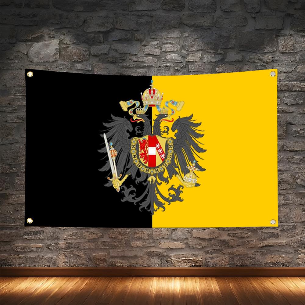 Retro Gaming Banner - 1PC Famous Austria Flags Retro Football