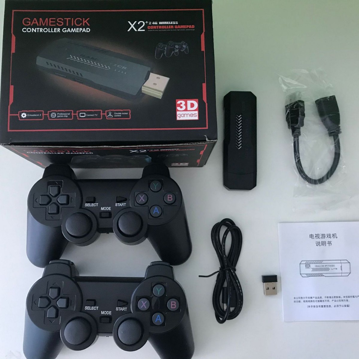Retro Gaming Game Stick - X2 Retro Video Game Console 2.4G
