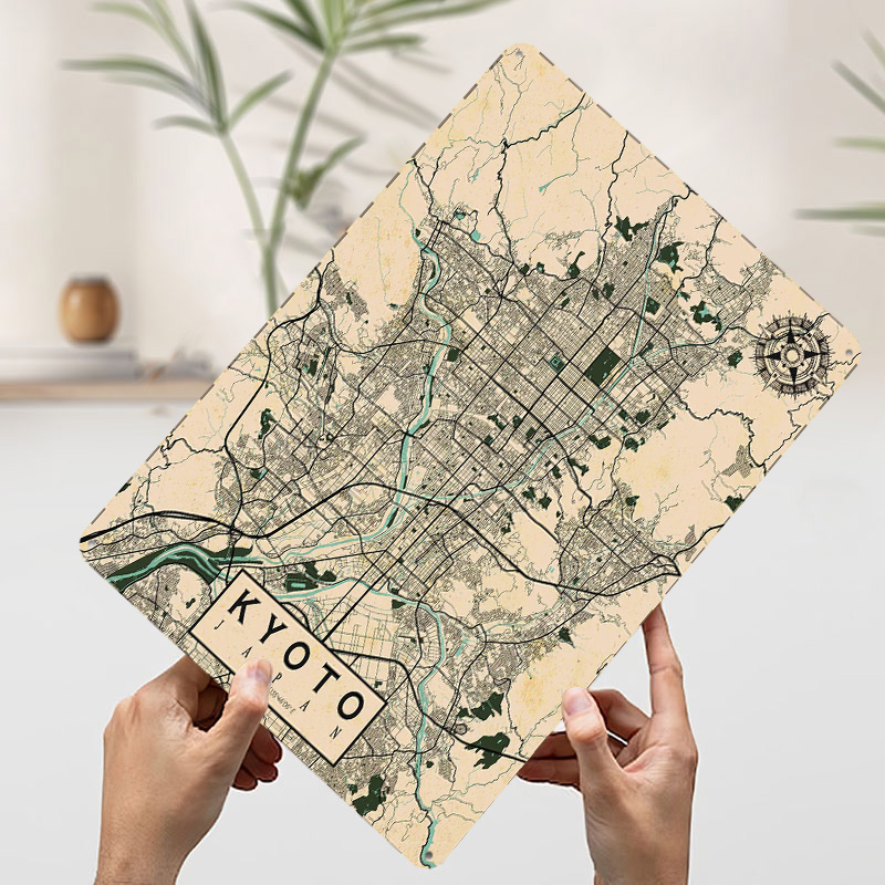 Kyoto City Map Japan Vintage P - đánh giá và giá Retro Gaming Japan