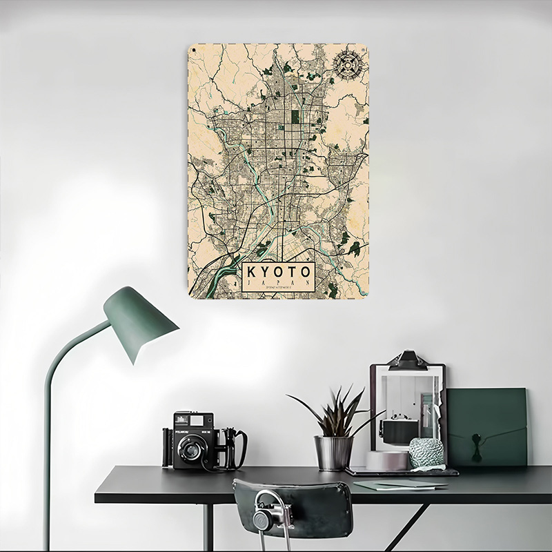 Kyoto City Map Japan Vintage P - đánh giá và giá Retro Gaming Japan