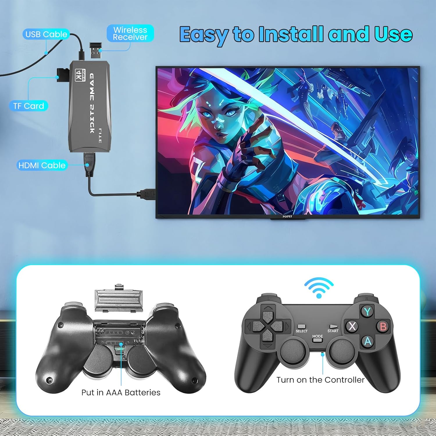 M8 Game Console 20000+ Games E - đánh giá và giá Retro Gaming Hdmi Stick