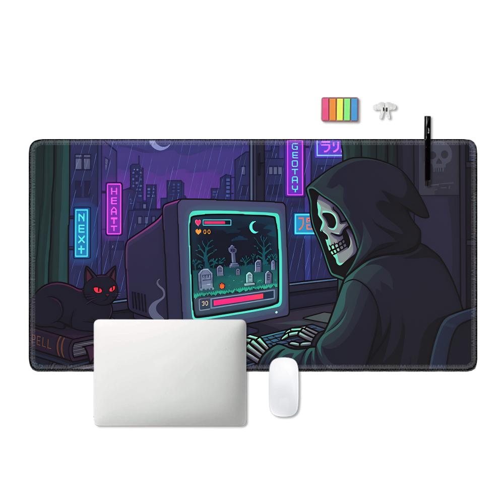 HYBXAXC Cozy Gamer DeskMat, Sp - đánh giá và giá Retro Gaming Desk Setup
