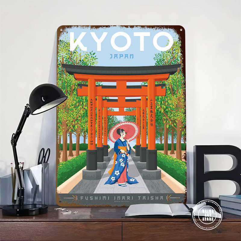 Kyoto Japan Travel Poster Cust - đánh giá và giá Retro Gaming Japan