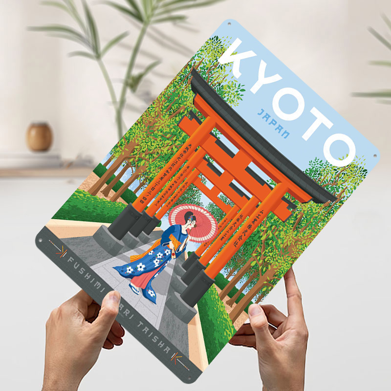 Kyoto Japan Travel Poster Cust - đánh giá và giá Retro Gaming Japan
