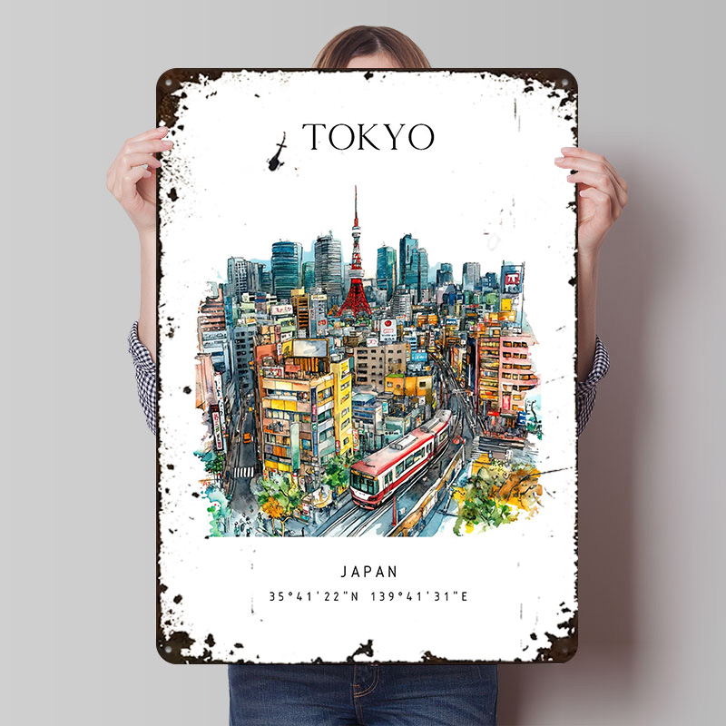 Tokyo Japan Travel Printed Pos - đánh giá và giá Retro Gaming Japan