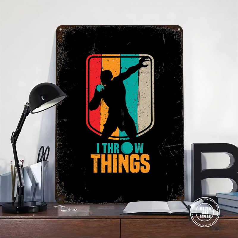 Funny Shot Put Gift Idea Tin P - đánh giá và giá Retro Gaming Room Ideas