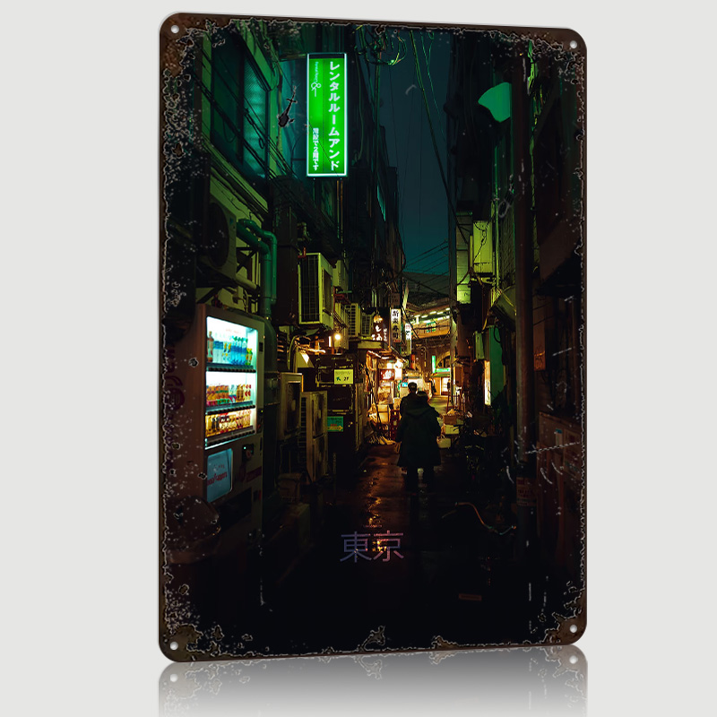 Tokyo Backstreet With Text Pri - đánh giá và giá Retro Gaming Tokyo