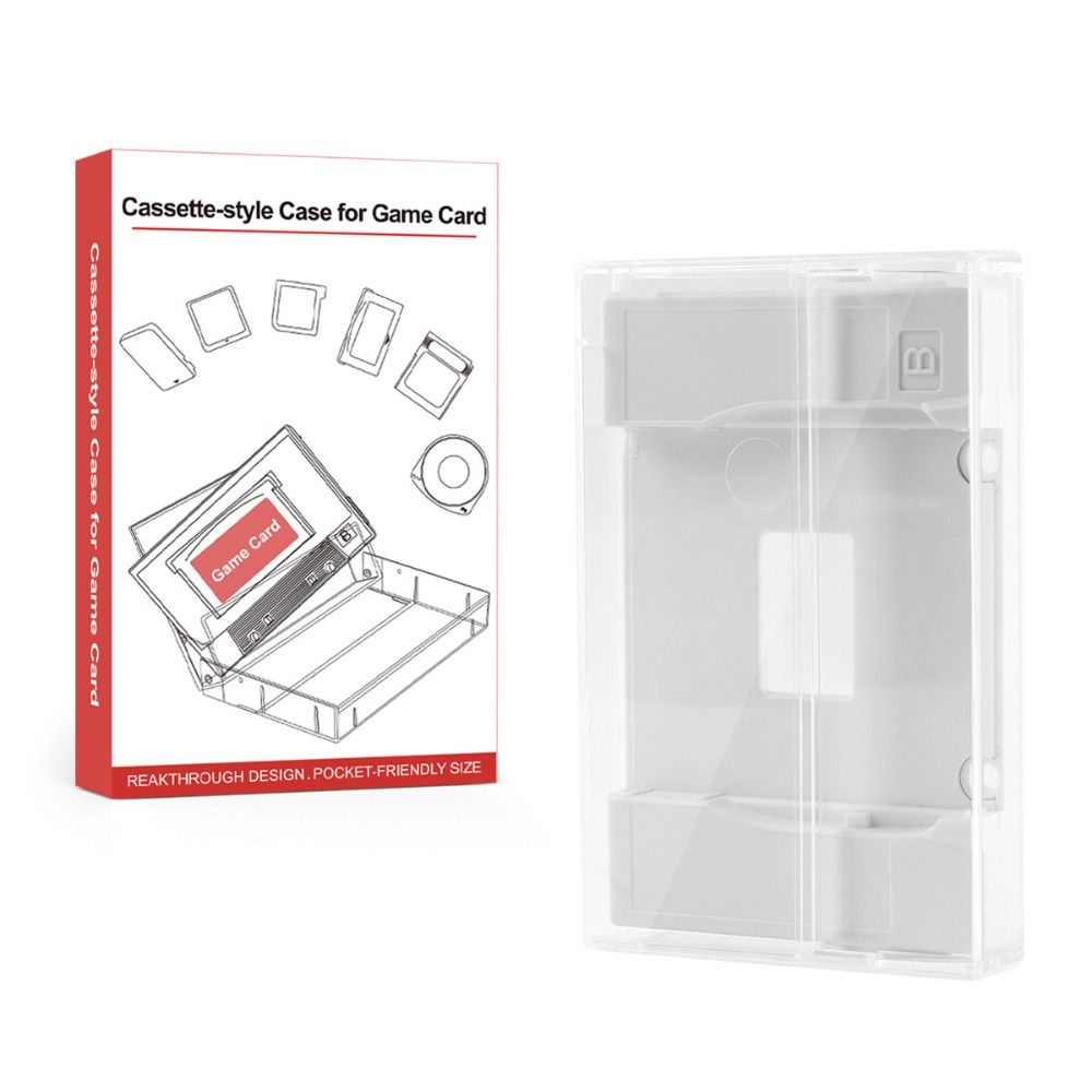 Clear Cassette Storage Box Ret - đánh giá và giá Retro Gaming Case