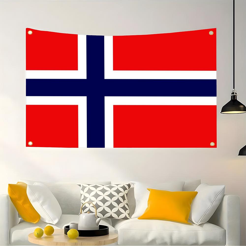 1PC Famous Norway Flags Retro  - đánh giá và giá Retro Gaming Banner