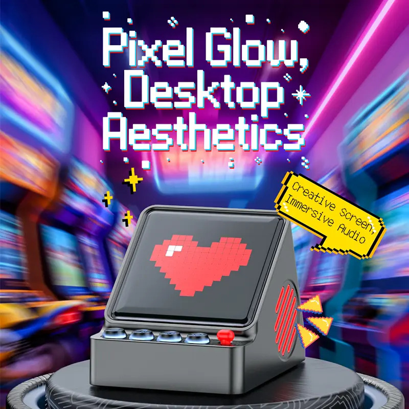 Retro Pixel Art Programmable L - đánh giá và giá Retro Gaming Desk Setup