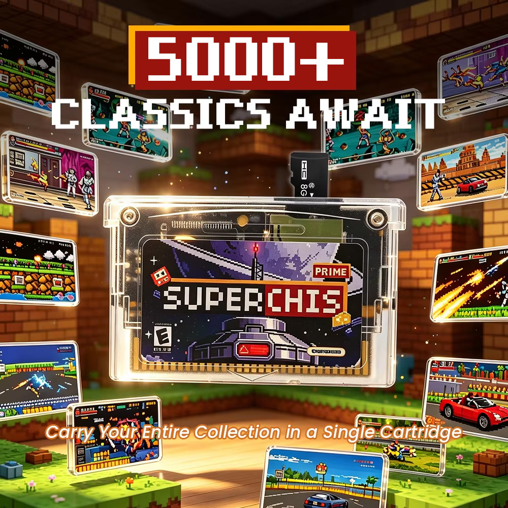 Retro Superchis Flash Game Car - đánh giá và giá Console Retro Gaming Portable