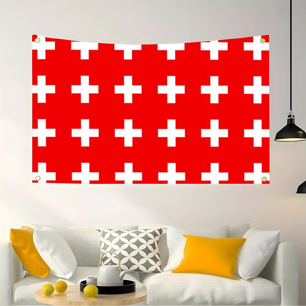 1PC Famous Switzerland Flags R - đánh giá và giá Retro Gaming Banner