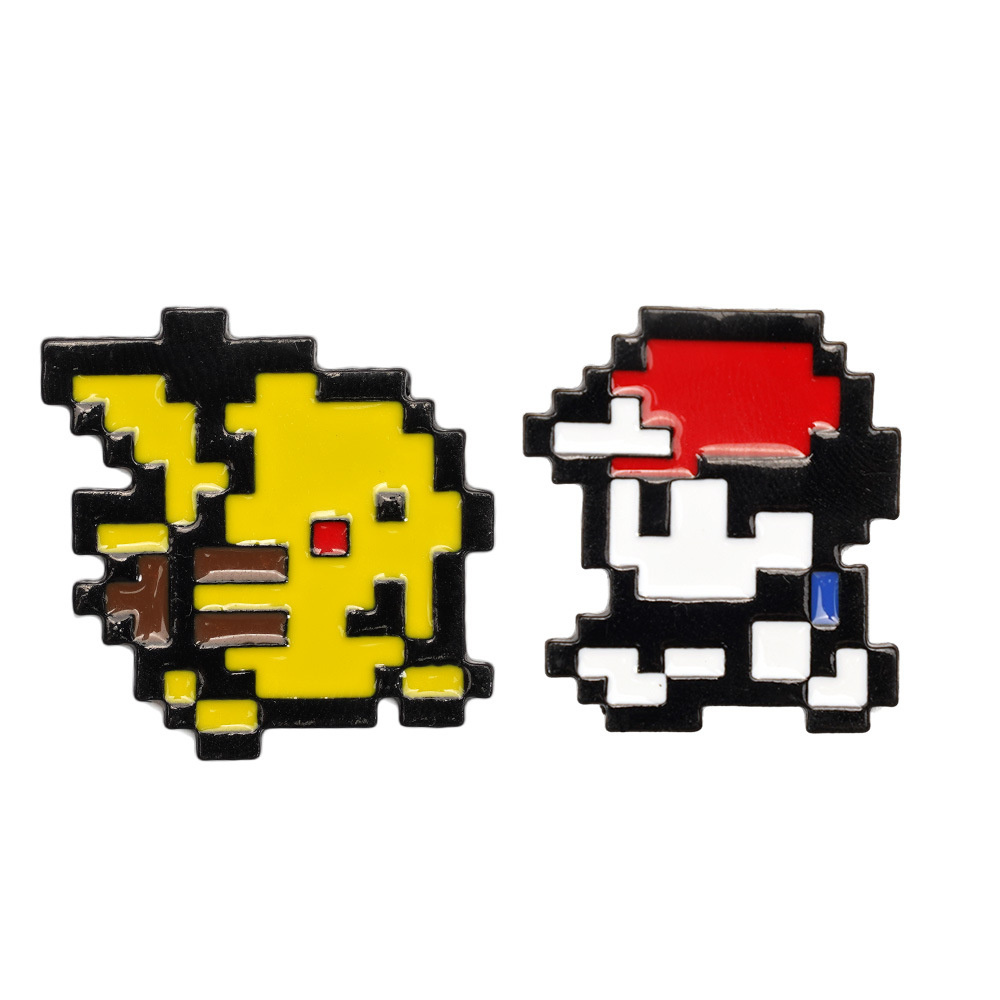 2pcs Retro Game 8-bit Pixel Po - đánh giá và giá Retro Gaming Pokemon