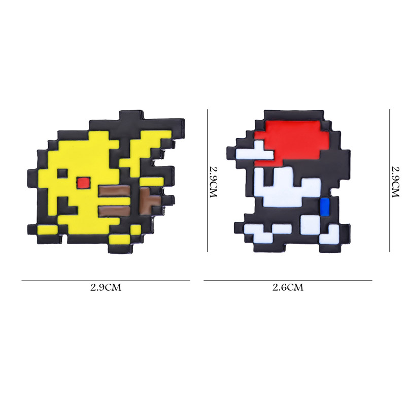 2pcs Retro Game 8-bit Pixel Po - đánh giá và giá Retro Gaming Pokemon