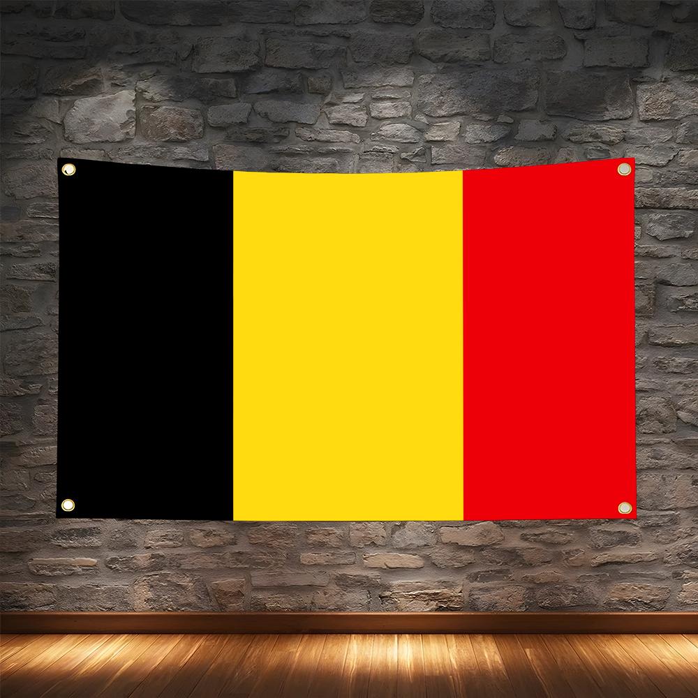 1PC Famous Belgium Flags Retro - đánh giá và giá Retro Gaming Banner