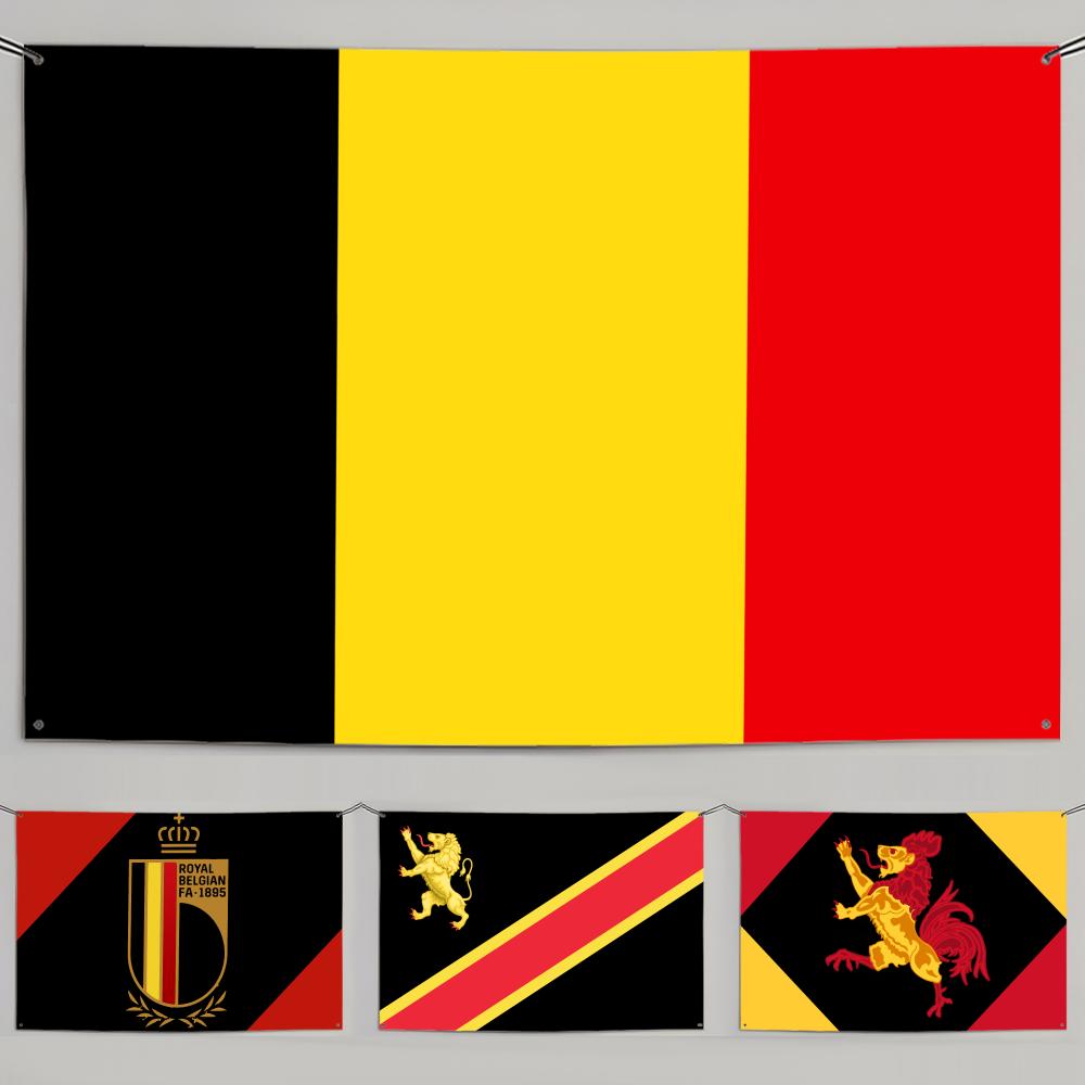 1PC Famous Belgium Flags Retro - đánh giá và giá Retro Gaming Banner