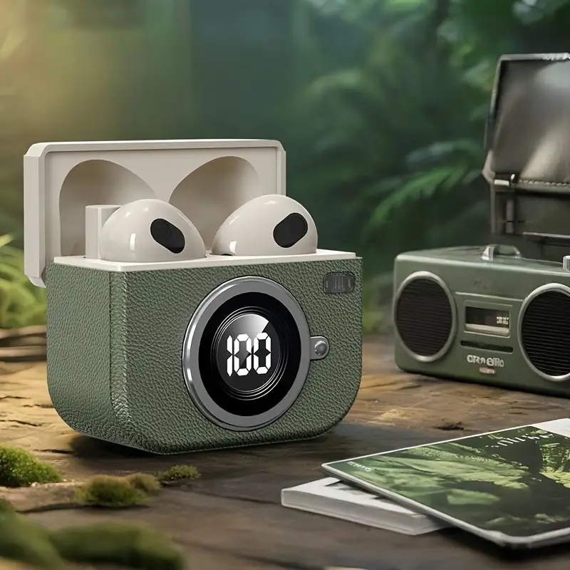 Q86 Retro Camera Wireless Earb - đánh giá và giá Retro Gaming Case