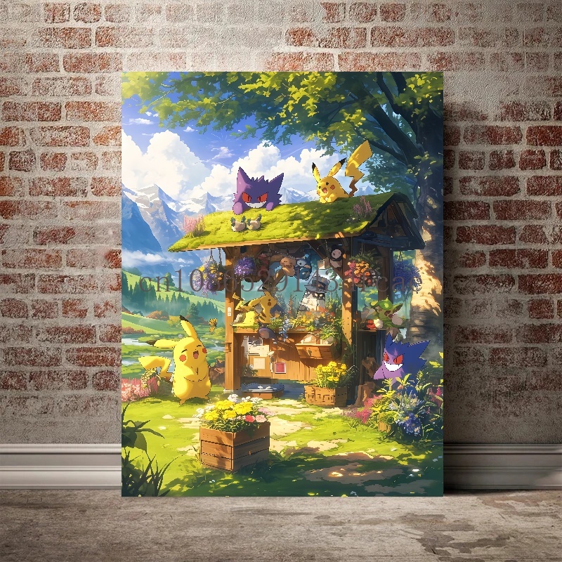 Pokemon Retro Cartoon Poster P - đánh giá và giá Retro Gaming Pokemon