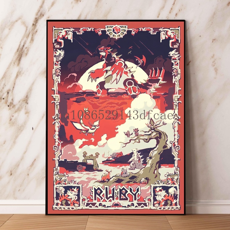 Pokemon Retro Cartoon Poster C - đánh giá và giá Retro Gaming Pokemon