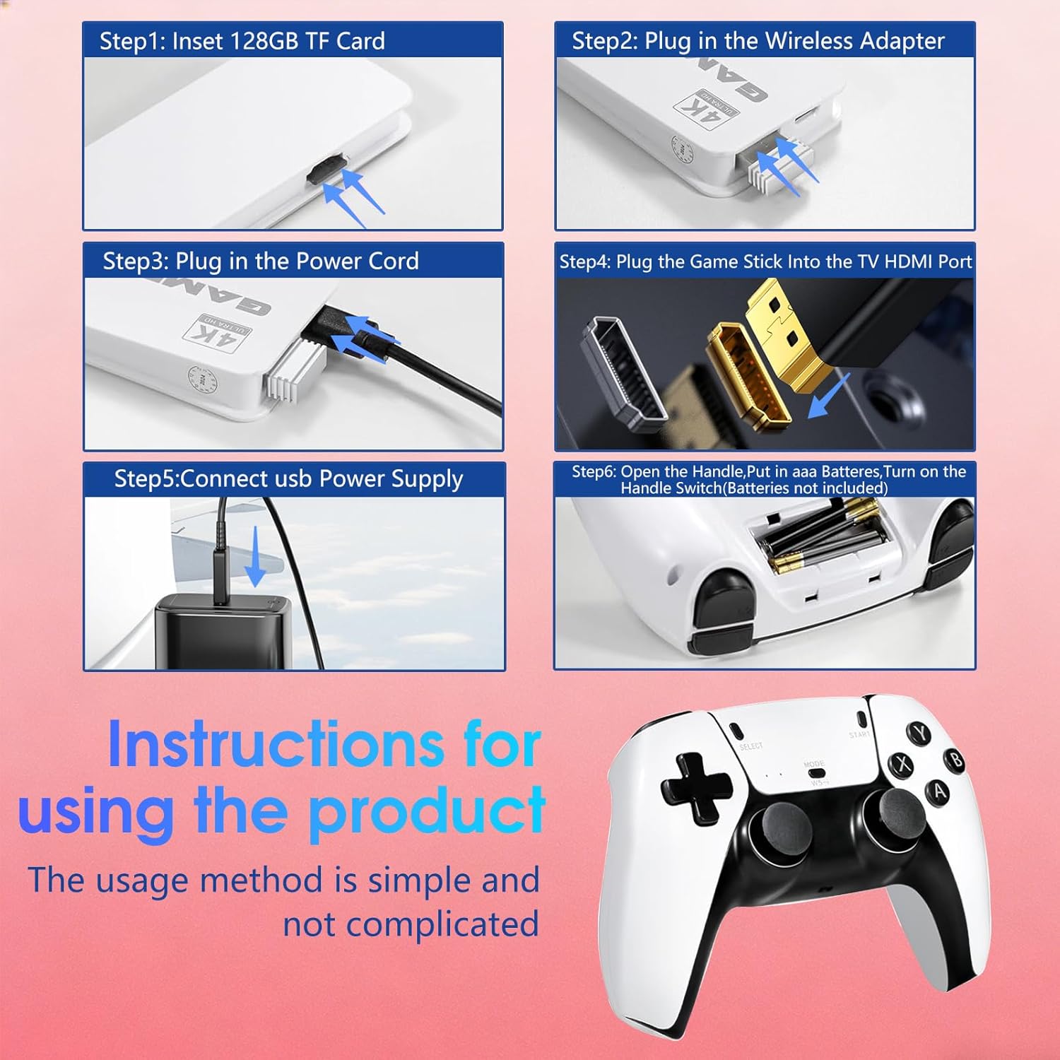 Wireless Retro Game Console, 4 - đánh giá và giá Retro Gaming Hdmi Stick