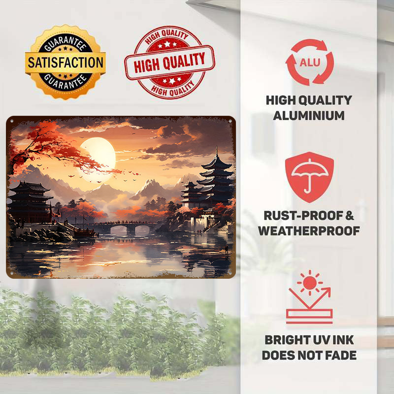 Japan Landscape Printed Poster - đánh giá và giá Retro Gaming Japan