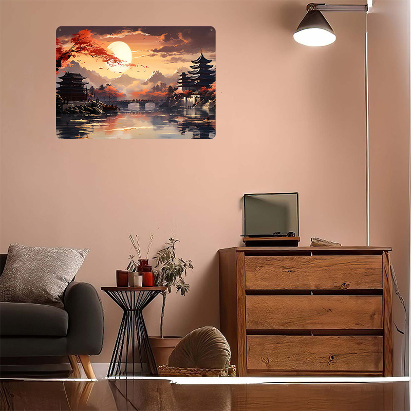 Japan Landscape Printed Poster - đánh giá và giá Retro Gaming Japan