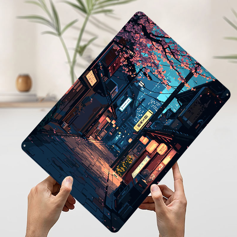 Tokyo Japan Pixel Art Tin Plaq - đánh giá và giá Retro Gaming Tokyo