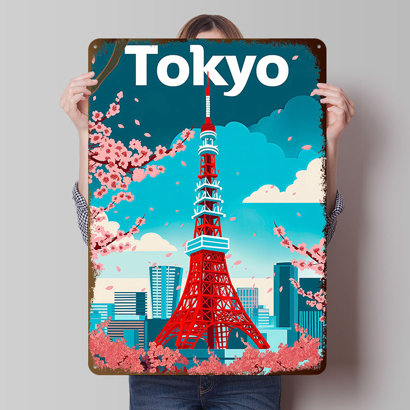 Tokyo Travel Tinplate Poster C - đánh giá và giá Retro Gaming Tokyo