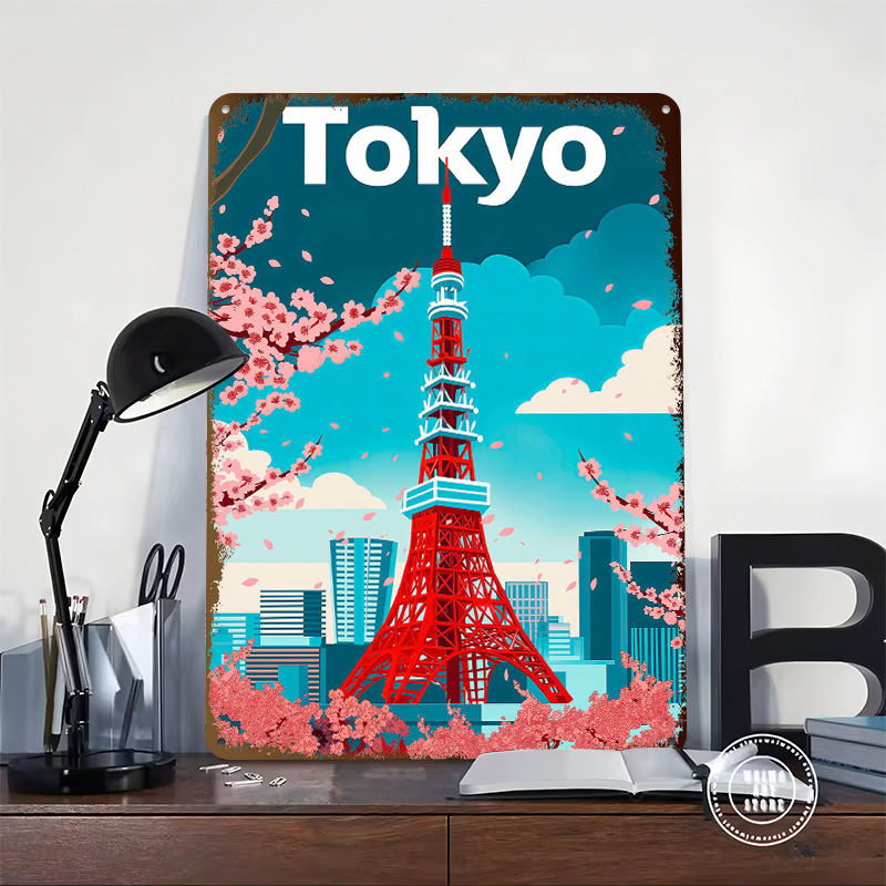 Tokyo Travel Tinplate Poster C - đánh giá và giá Retro Gaming Tokyo