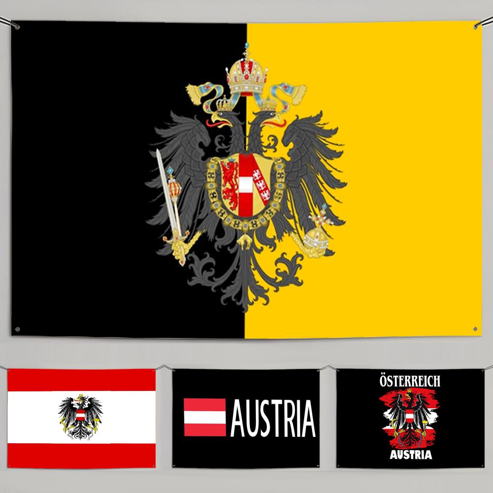1PC Famous Austria Flags Retro - đánh giá và giá Retro Gaming Banner