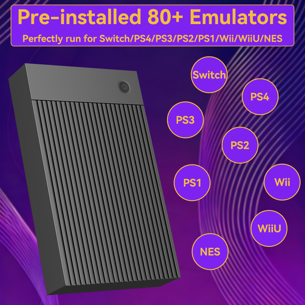 Portable 4TB Gaming HDD with 5 - đánh giá và giá Retro Gaming Emulator Pc