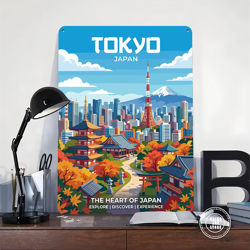 Tokyo Cityscape With Mount Fuj - đánh giá và giá Retro Gaming Tokyo