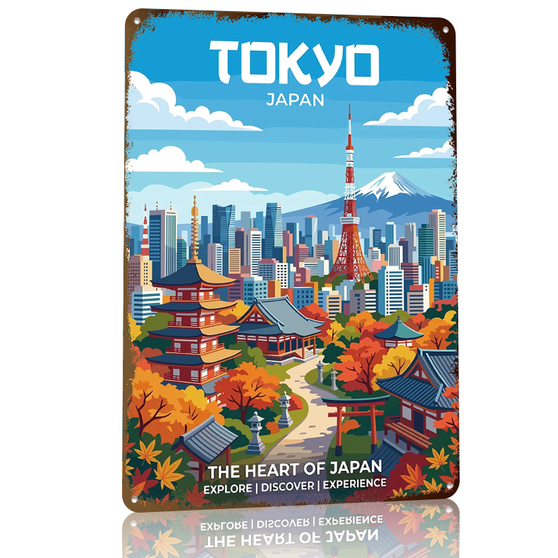 Tokyo Cityscape With Mount Fuj - đánh giá và giá Retro Gaming Tokyo