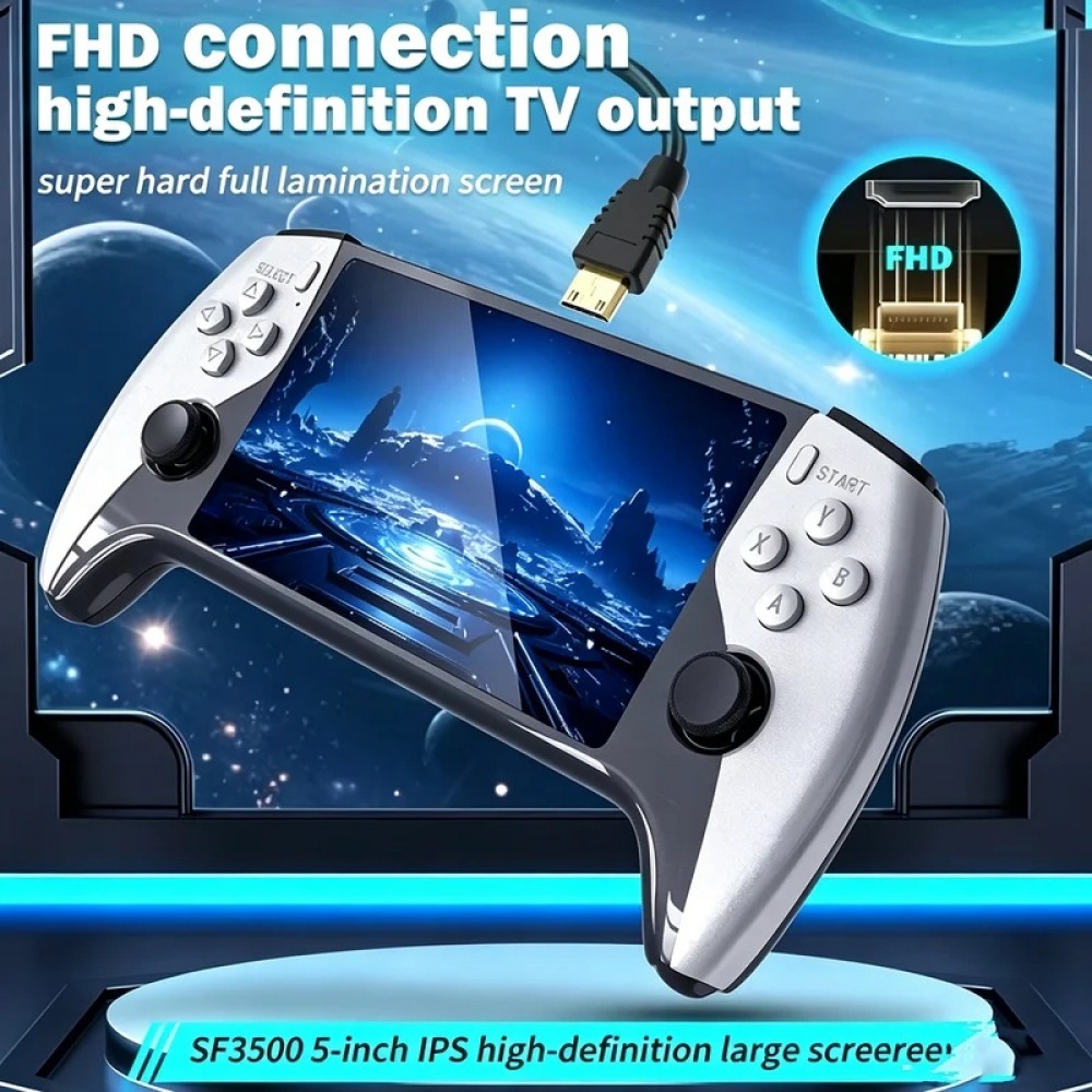 SF3500 5 inch Handheld Game Co - đánh giá và giá Console Retro Gaming Portable
