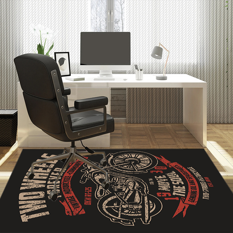 Motorcycle themed desk rug for - đánh giá và giá Retro Gaming Desk Setup